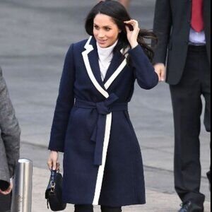 NWT J.Crew Wrap Coat Meghan Markle Size 4